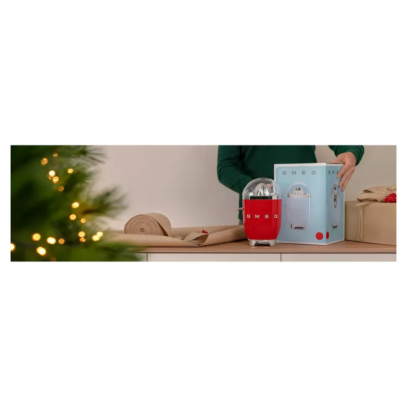Espremedor de citrinos elétrico Smeg CJF11RDEU 70 W vermelho aço inoxidável