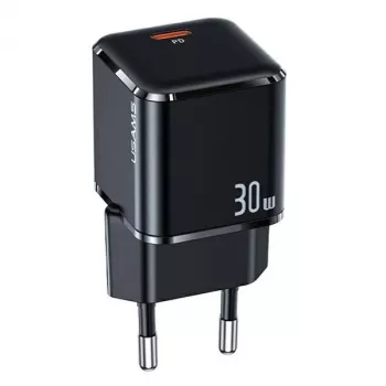 Carregador de parede usams T45 30W USB‑C PD3.0 para smartphones e tablets