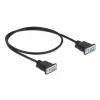 Cabo série DeLOCK 86614 preto 0,5m RS-232