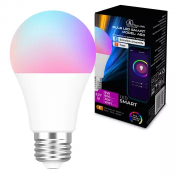 Lâmpada LED Extralink Smartlife, E27 A60, 2700-6500 K, WLAN, 220–240 V