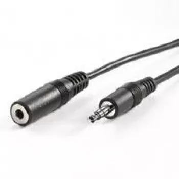 VALUE Secomp VALUE - Cabo de extensão de áudio - ficha jack mini estéreo macho para ficha jack mini estéreo fêmea