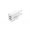 Unitek P1113A-EU - Carregador 2X USB-A, 12W, branco