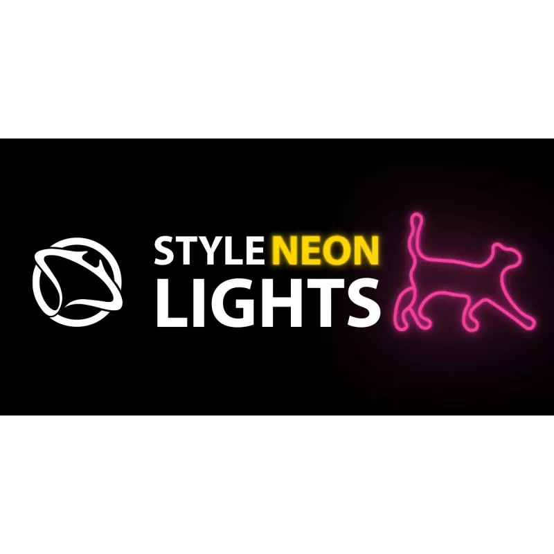 Luz LED néon decorativa MANTA SNL70PK Style Neon Lights CAT 2 rosa (modelo SNL70PK)