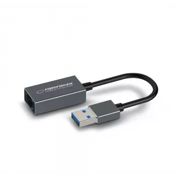 Adaptador Ethernet 1000 Mbit/s Esperanza ENA101 USB 3.0-RJ45