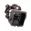 Keycap de alumínio ZOMOPLUS ferramenta de tortura manchada - preto/vermelho