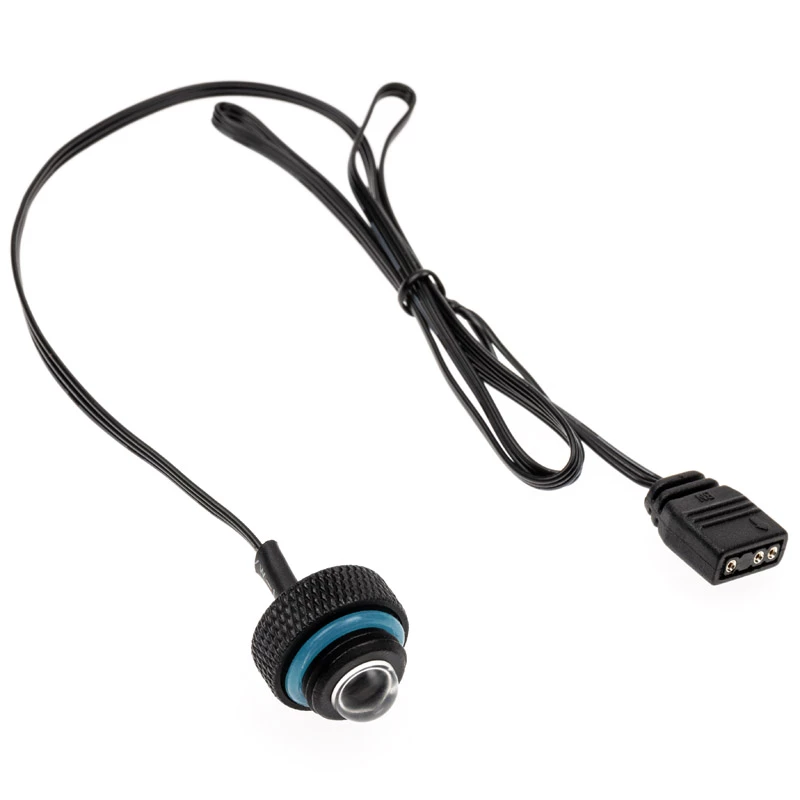 Tampão de fecho XSPC ARGB LED, G1/4, 5V 3Pin - preto