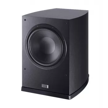 Subwoofer Heco Victa Elite Sub 252A, preto, driver ativo de 25 cm