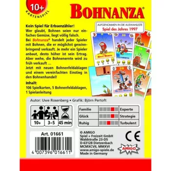 Bohnanza, Jogo de cartas