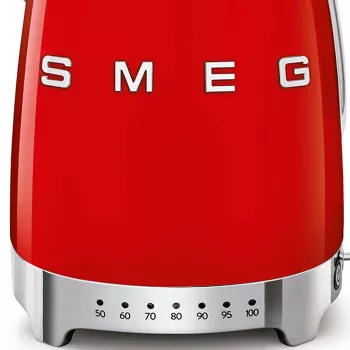 Chaleira elétrica Smeg 1,7L 2400W Vermelho