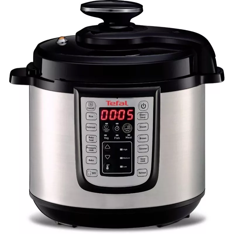 Panela elétrica Tefal CY505EE0 3,8 l preto, prateado