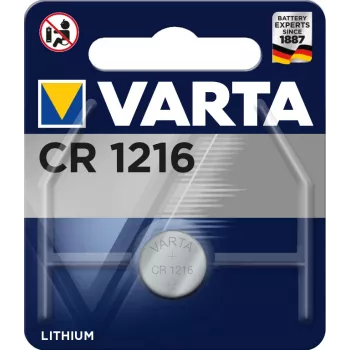 Varta CR1216 Célula eletrónica Lítio 3 25mAh Blister - Pilha - CR1216