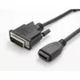 Adaptador de cabo DVI M - HDMI F VALUE 12.99.3116 preto