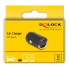 Carregador móvel DeLOCK 64277 universal preto isqueiro carregamento rápido automóvel
