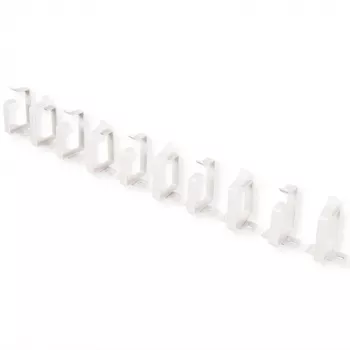 Clipe de gestão de cabos Secomp 44 x 60 mm cinzento-claro RAL 7035, pack de 10