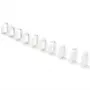 Clipe de gestão de cabos Secomp 44 x 60 mm cinzento-claro RAL 7035, pack de 10