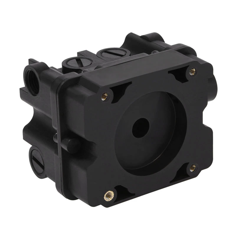 Reservatório Alphacool 15376 preto polioxometileno 62x80x60mm