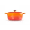 Le Creuset 21177280902430 6,7 L panela redonda laranja, vermelho
