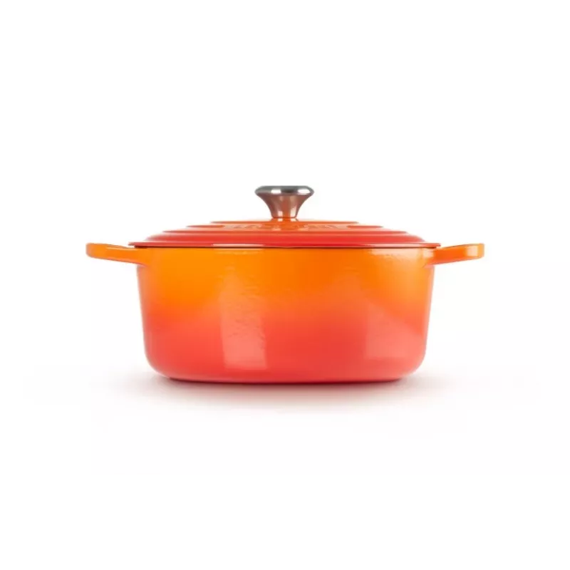 Le Creuset 21177280902430 6,7 L panela redonda laranja, vermelho