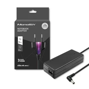 Fonte de alimentação para portátil Qoltec Toshiba 65W 3,42A 19V 5,5x2,5 50073.65W