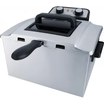 Fritadeira Steba DF 300 Double 5 L 3000 W preto aço inoxidável