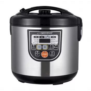 Panela elétrica ESPERANZA EKG011, capacidade 5 L, 860 W, preto/aço inoxidável