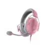 Razer BlackShark V2 X RZ04-03240800-R3M1 auscultadores gaming com fio, circumaurais, 3,5 mm, drivers de 50 mm, microfone cardioide, Quartz Pink
