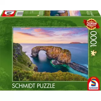 Puzzle Schmidt Spiele 59772 — 1000 peças — Irlanda Co Donegal Fanad Great Pollet Sea Arch
