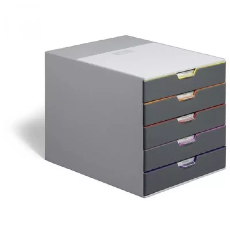 Durable VARICOLOR 5 Gaveteiro, 5 gavetas, multicolor