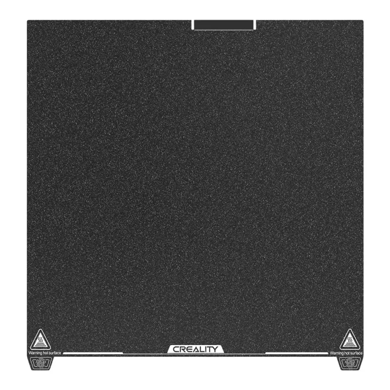Placa de impressão Creality K2 Plus PEI Frosted 400×400 mm — cama de impressão de substituição