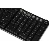 iBOX Aurora K-6 IKGMK6 teclado gaming mecânico de perfil baixo, com fio + RF sem fios + Bluetooth, switches KRGD Red, retroiluminação LED, QWERTY inglês, preto