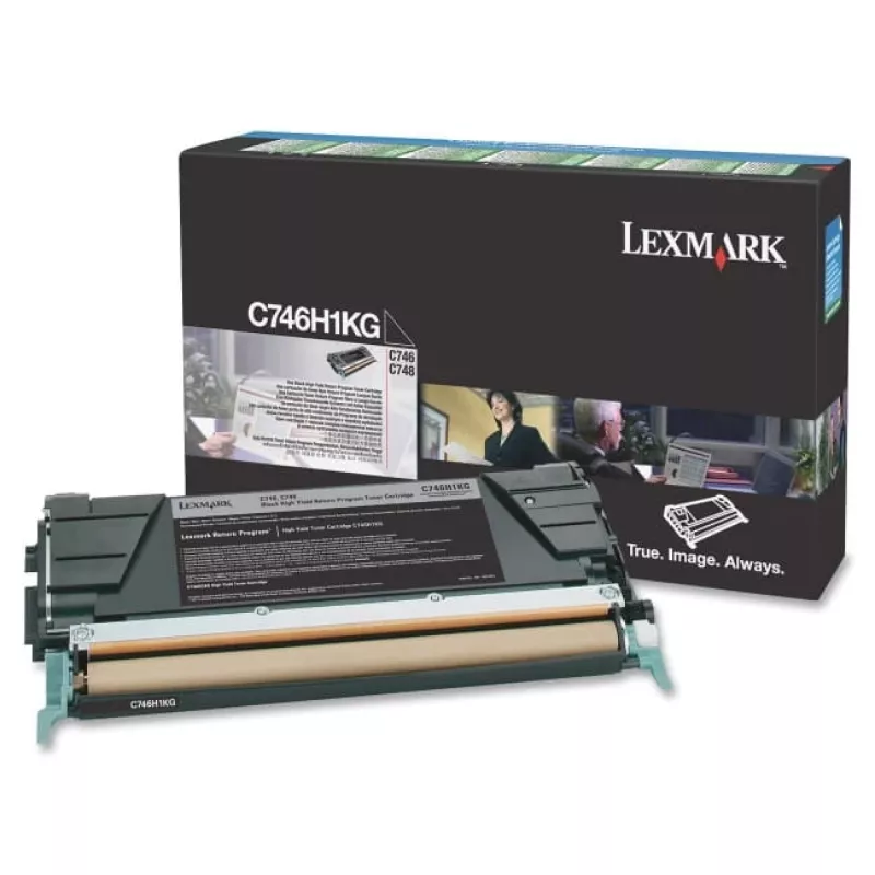 Toner Lexmark C746H1KG preto 10000 páginas
