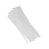 Conjunto de organizadores de cabos QOLTEC 52236 — 100 unid., branco