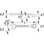 Chave de caixa Gedore 6003930 profundidade 110 mm altura 66 mm
