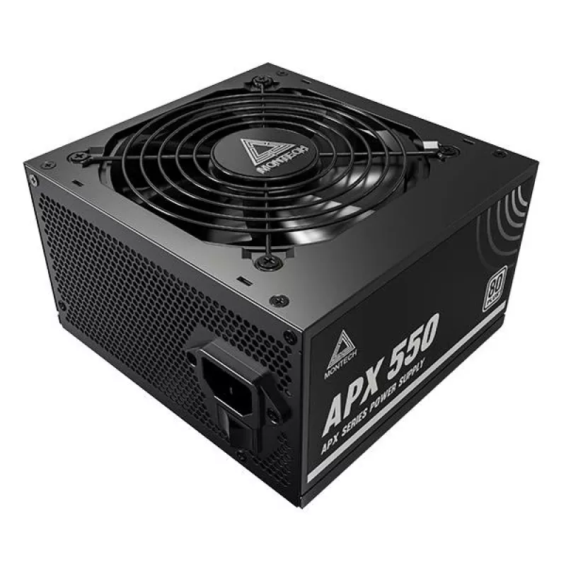 Fonte de alimentação Montech APX550 550 W 20+4 pin ATX ATX preto