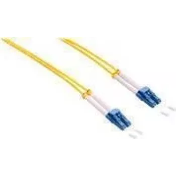 LogiLink - cabo de patch - LC monomodo (M) para LC monomodo (M) - 15 m - fibra ótica - duplex - 9/125 micrómetros - OS1/OS2 - isento de halogéneos - amarelo