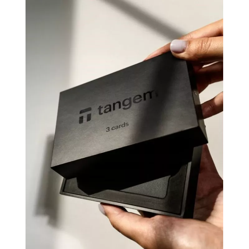 Carteira de criptomoedas Tangem Wallet - 3 cartões