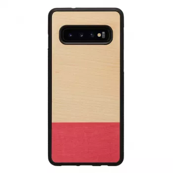 Capa para smartphone Man and Wood para Galaxy S10 — miss match preto