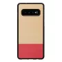 Capa para smartphone Man and Wood para Galaxy S10 — miss match preto