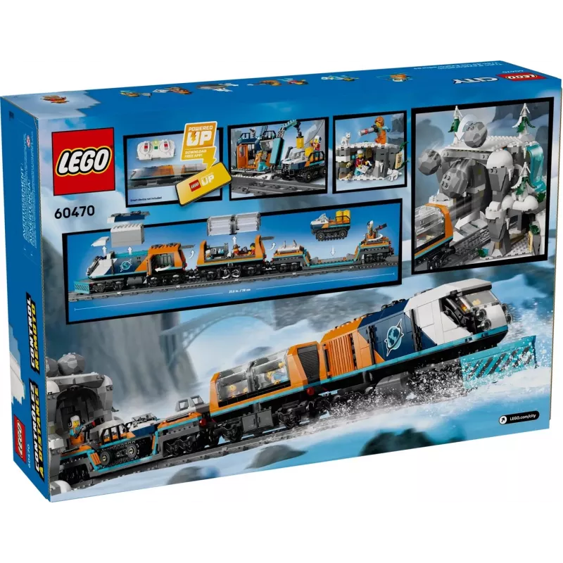LEGO CITY 60470 Explorador Comboio Polar Express do Ártico