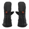 Luvas tipo lobster Glovii GZ1M pele genuína nylon para esqui caminhada