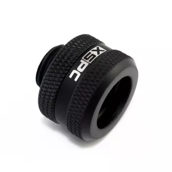Conector XSPC G1/4 para tubo rígido de 14 mm, preto mate - 8 unid.