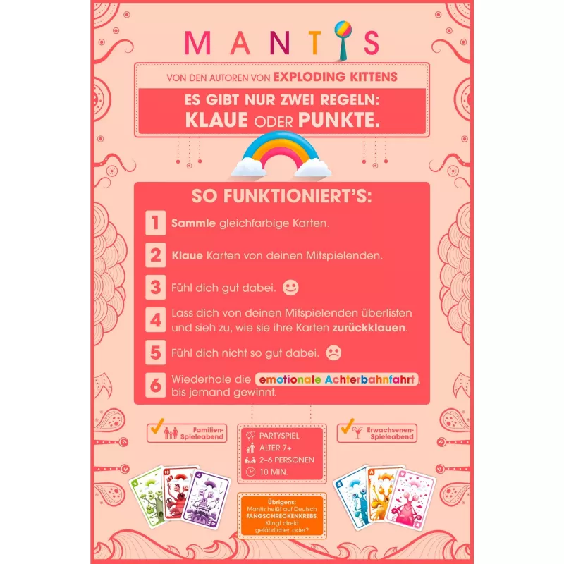 Mantis, jogo de tabuleiro