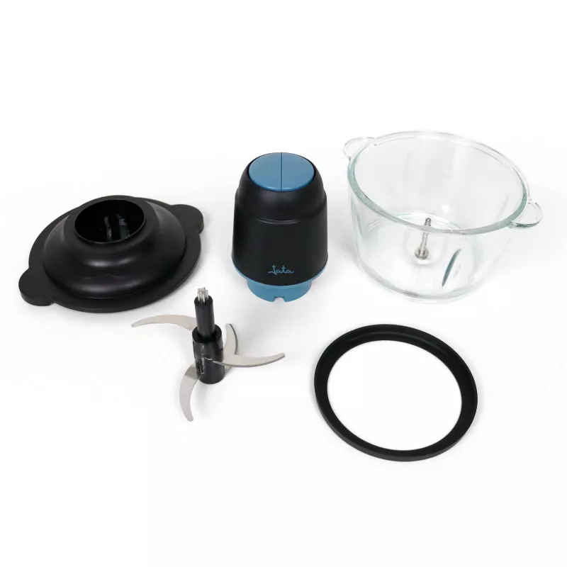 Picadora elétrica JATA JEPC1250 1,5L 400W preto transparente