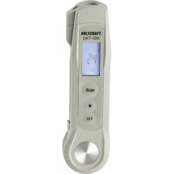 VOLTCRAFT Termómetro de inserção UKT-100 intervalo de medição de temperatura -40 a 280 °C lanterna LED, medição IR sem contacto (UKT-100)