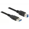 Cabo USB DeLOCK 85066 USB 3.2 Gen 1 1 m USB A USB B preto