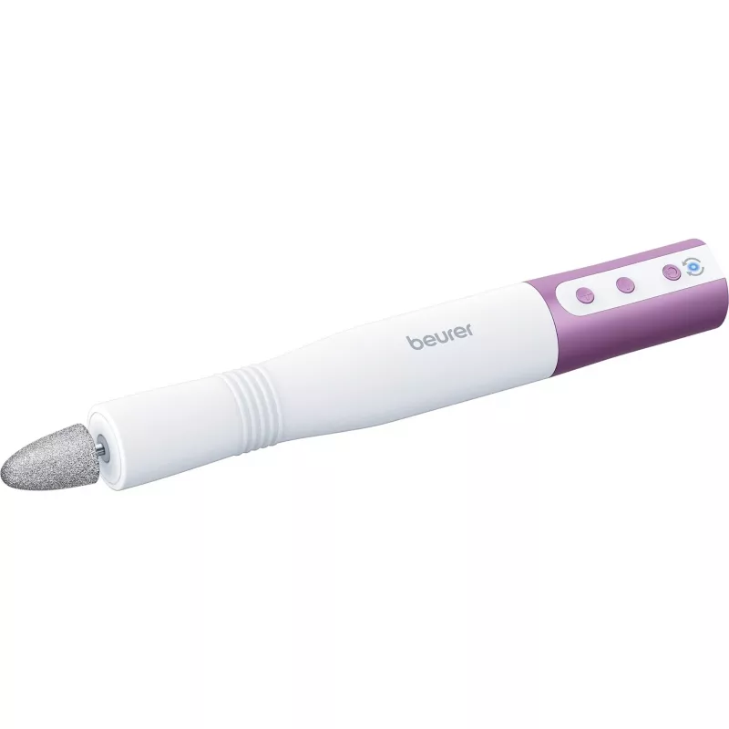 Aparelho de cuidado das unhas Beurer MP 52 — conjunto elétrico de manicure/pedicure, branco e violeta