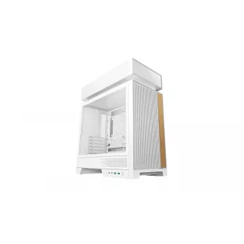 Caixa de PC DeepCool CL660 WH branca — ATX/Micro-ATX/Mini-ITX, vidro temperado, suporta fontes de alimentação ATX/PS2/SFX/SFX‑L