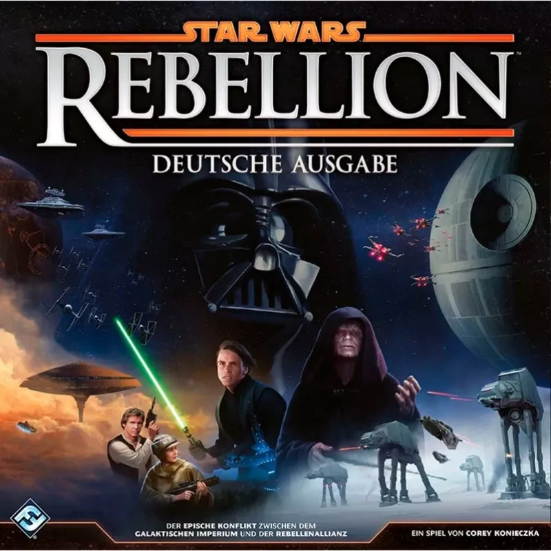 Star Wars Rebellion Jogo de Tabuleiro Familiar