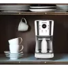 Blaupunkt CMD802WH Display 1,5 l máquina de café de filtro prateada