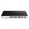 D-Link DGS-1210-28MP/E switch de rede gerido L2 Gigabit Ethernet (10/100/1000) Power over Ethernet (PoE) 1U preto, cinzento